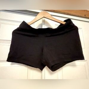 Champion Size (L)? Black Mini Workout Shorts